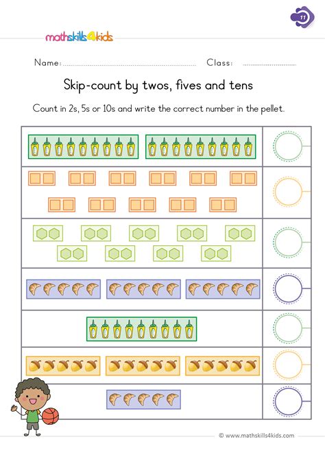 Our 1st grade place value worksheets will however inspire kids to have a mastery of the fact that the value of each digit within a number depends on its to make this concept very easy and enjoyable for our first graders, these tens and ones worksheets grade 1 pdf will focus on understanding the place. Numbers and counting worksheets for Grade 1 | Math Skills ...