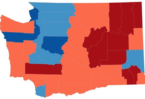 Washington State Political Map