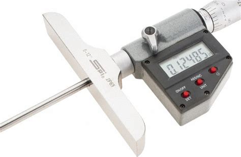 Spi Ip65 Electronic Depth Micrometers Penn Tool Co Inc