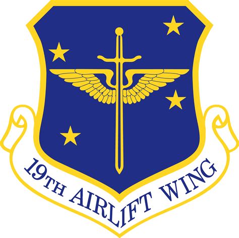 19th Airlift Wing Patch