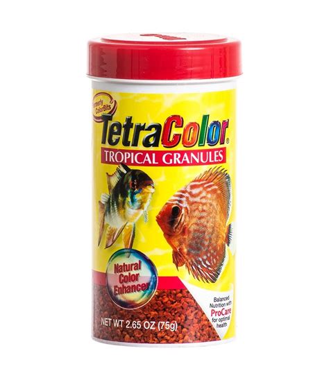 75g Tetra Color Alimento Granulado Peces Acuario