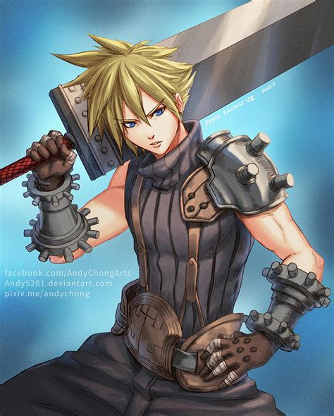 Final Fantasy 7 Cloud Strife By Andy5281 On Deviantart