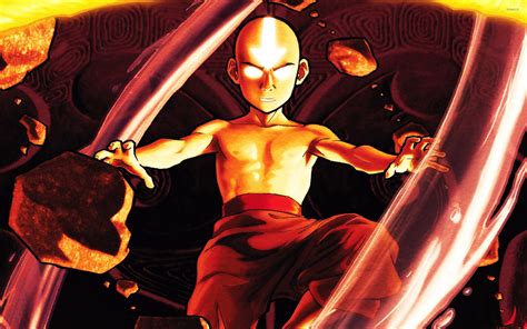 Avatar Aang Wallpapers Top Free Avatar Aang Backgrounds Wallpaperaccess