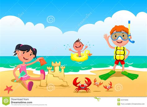 Children On Beach Clipart 10 Free Cliparts Download Images On