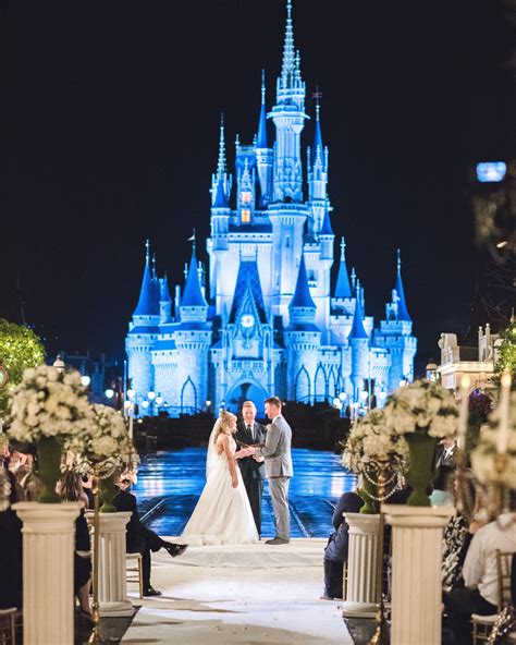 Disney Wedding Photo In Magic Kingdom What S It Like Getting Married At Disney It S Not Always