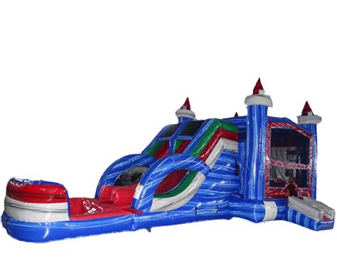 Baja Combo Dual Lane Wet Or Dry Spring Forward Inflatables Of South Georgia Inflatable