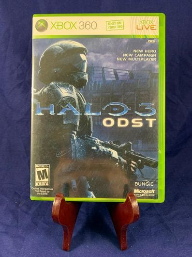 Halo 3 Odst Item Box And Manual Xbox 360