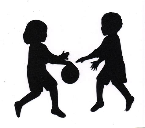 Child Silhouette Kids Silhouette Silhouette Clip Art Silhouette Drawing