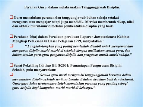 Pengurusan Tingkah Laku Dan Disiplin Murid