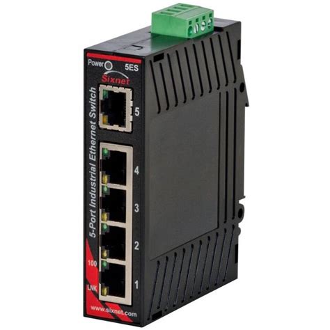 Red Lion Sixnet Sl 5es 1 5 Port Unmanaged Ethernet Switch Seltec
