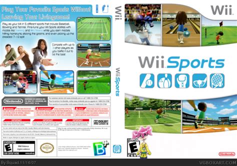 Wii Sports Wii Box Art Cover By Bquad