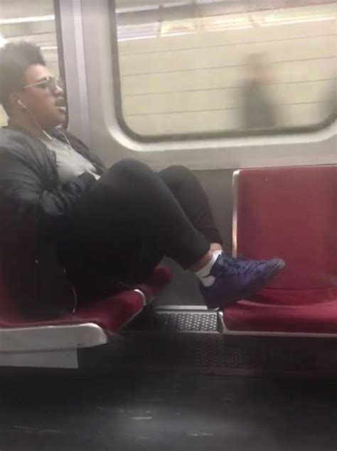 Woman Teaches Passenger Who Put His Feet Up On Train Seat A Lesson By