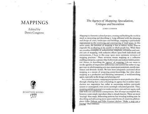 Pdf Mappings The Agency Of Mapping Speculation Mappings Edited