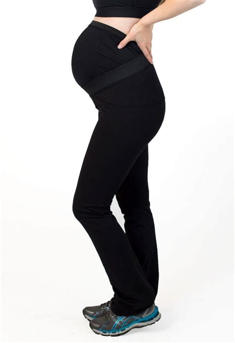 Maternity Activewear Ease Workout Yoga Pant With Belly Band Support Maternity Yoga Pants