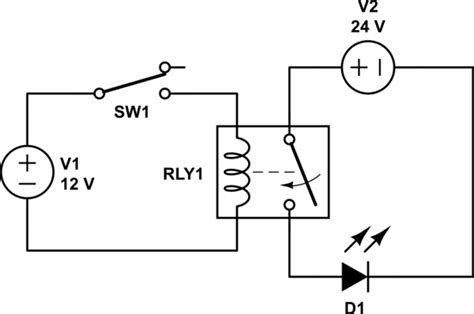 Electronic Relay With 12v Switch And 24v Load Valuable Tech Notes