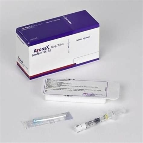 Multiple Sclerosis Medicines Avonex 30 Mg Injection Interferon Beta