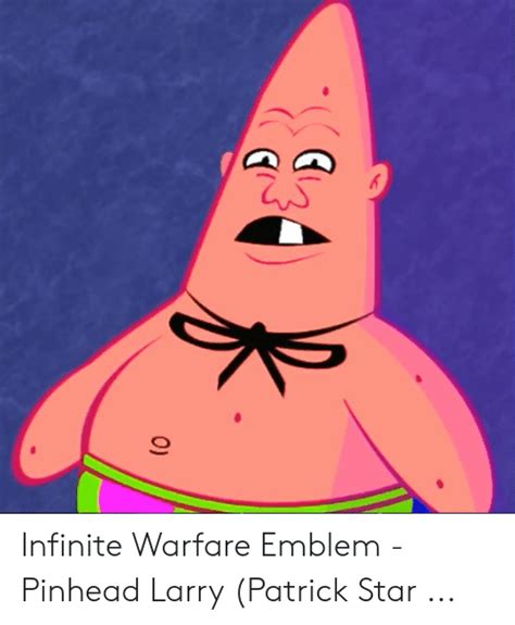 0 Infinite Warfare Emblem Pinhead Larry Patrick Star Patrick Star