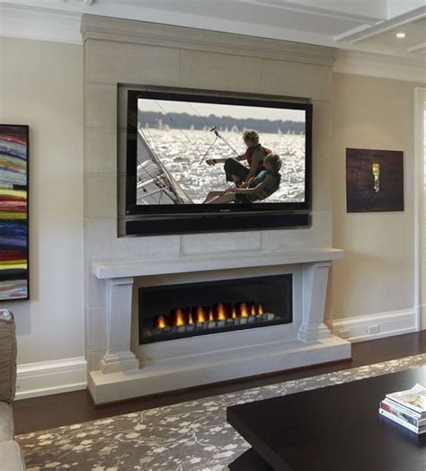 Best Fireplace Tv Wall Ideas The Good Advice For Mounting Tv Above