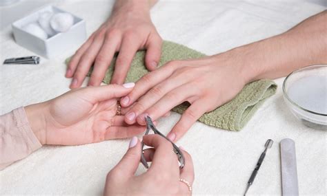 Classic Manicure And Pedicure Sumr Gents Saloon Groupon