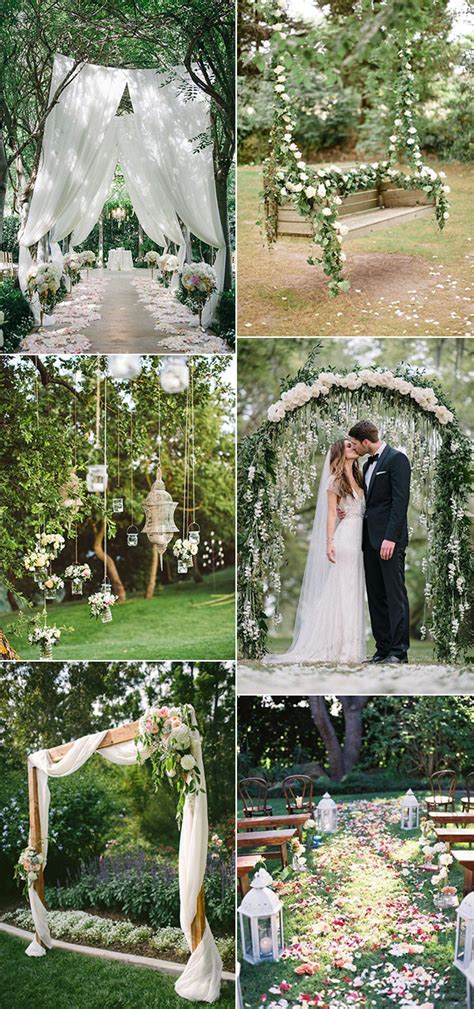 30 Totally Breathtaking Garden Wedding Ideas For 2017