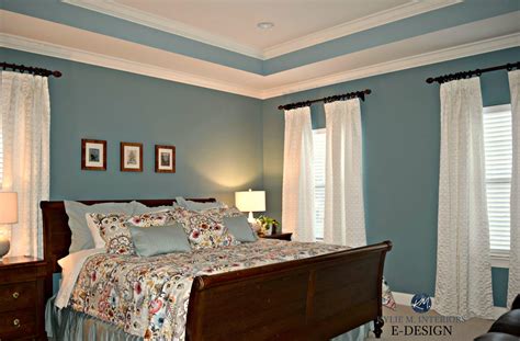 A Kylie M E Design Master Bedroom Tray Ceiling Sherwin Williams Moody