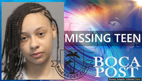 Found Safe Missing 14 Year Old Girl Has Been Located Boca Post