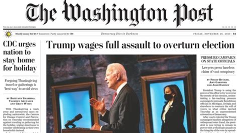 See actions taken by the people who manage and post content. New York Times, Washington Post Front Pages Blast Trump ...