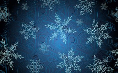 Blue Snowflakes Hd Wallpaper Background Image 1920x1200