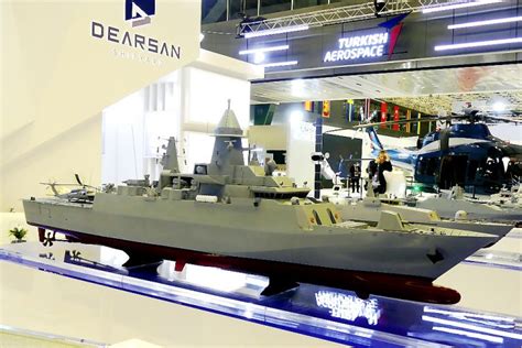 Dearsan Unveils Its New F Frigate Concept And Usv Models Edr