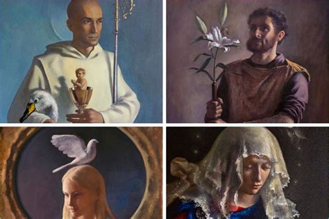 Painting The Saints Artist Gwyneth Thompson Briggs Takes Catholic