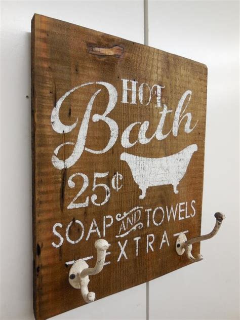 Vote and tell us about it in the comments! Bath Hook Towel Rack Bathroom Sign Bath Towel hooks Hot