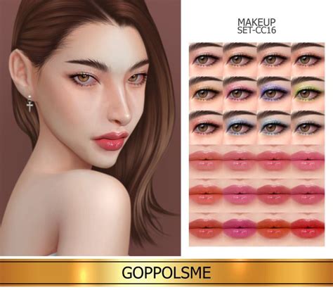 Goppols Me Gpme Gold Makeup Set Cc16 Download At Goppolsme Gold
