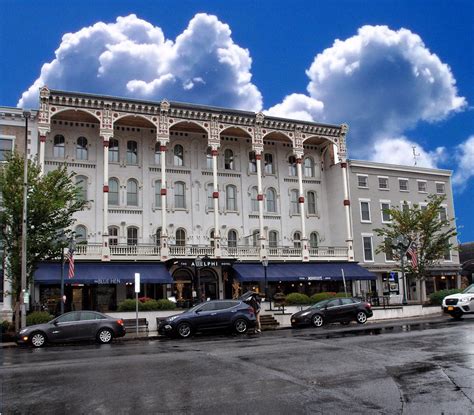 Saratoga Springs New York The Historic Adelphi Hotel Restored 1877