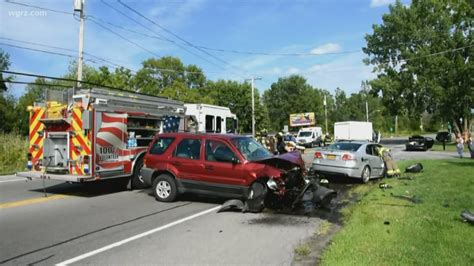 2 People Hospitalized After 4 Vehicle Crash In Wheatfield
