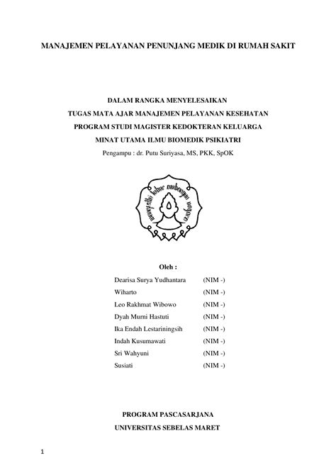 Docx Manajemen Pelayanan Penunjang Medik Dan Penunjang Rumah Sakit