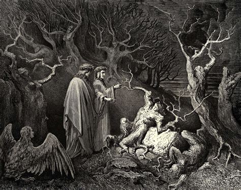 The Inferno Canto 13 Gustave Dore