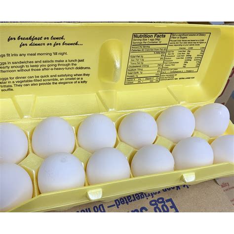 Eggs White 12 Count Per Carton 495 Express Foods