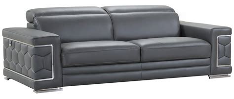 Global United Furniture 692 Genuine Italian Leather 3pc Sofa Set In