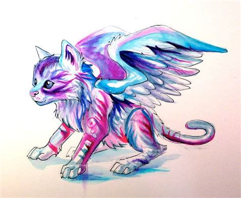 Kitty Design By Lucky978 On Deviantart Animal Drawings Cute Animal