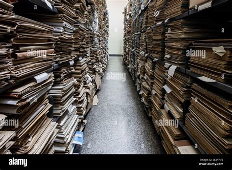 Archive Folder Pile Of Files File Folders In A File Cabinet Card