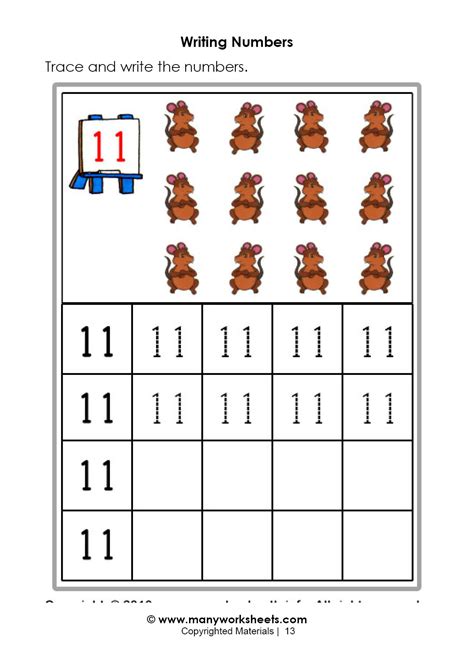Numbers 11 20 Tracing Worksheets Alphabetworksheetsfreecom 11 20