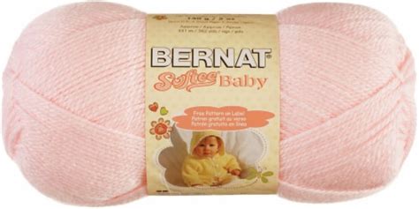 Bernat Softee Baby Yarn Solids Prettiest Pink 1 Count Kroger