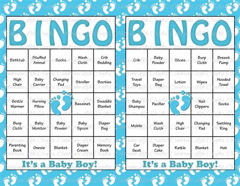 You can still pick any variety of ways to win just like in regular bingo. 30 Baby Shower Bingo Cards Printable Party by ...