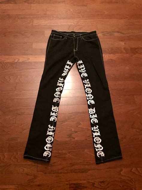 Vlone Vlone Stacked Denim Jeans Grailed