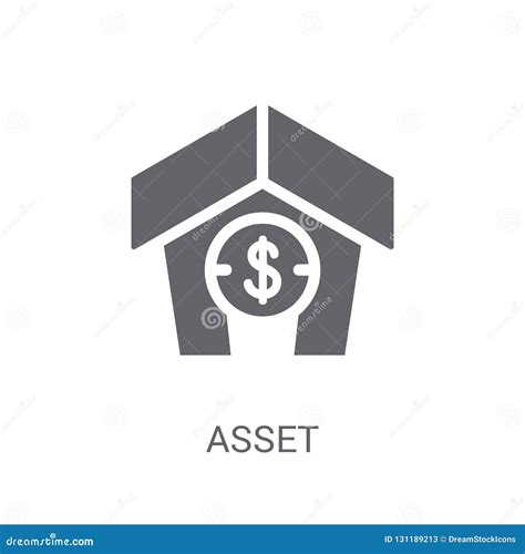 Asset Icon Trendy Asset Logo Concept On White Background From C Stock