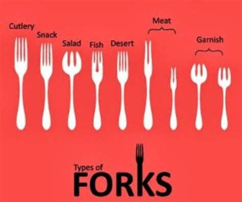 Types Of Forks Dining Etiquette Table Manners Table Setting Etiquette