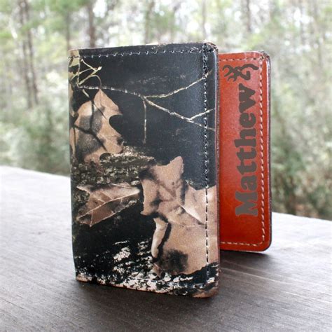 Mossy Oak Camo Tri Fold Wallet Camo Decor Gifts For Dad Great Gifts