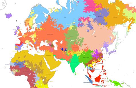 Linguistic Map Of The Old World BCE Language Map Map