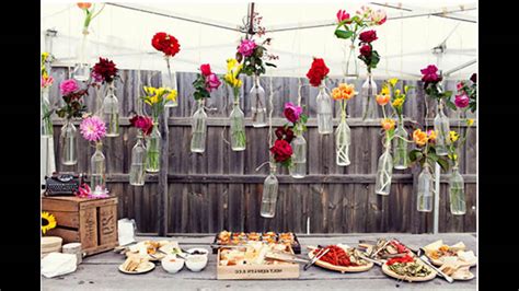 Use natural material for giving a natural look to your outdoor. Awesome Outdoor party decoration ideas - YouTube