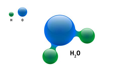 Chemistry Model Molecule Water H2o Scientific Element Formula